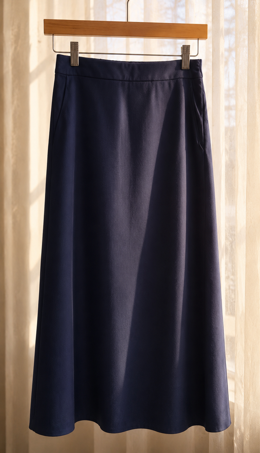 The Deep Blue Skirt