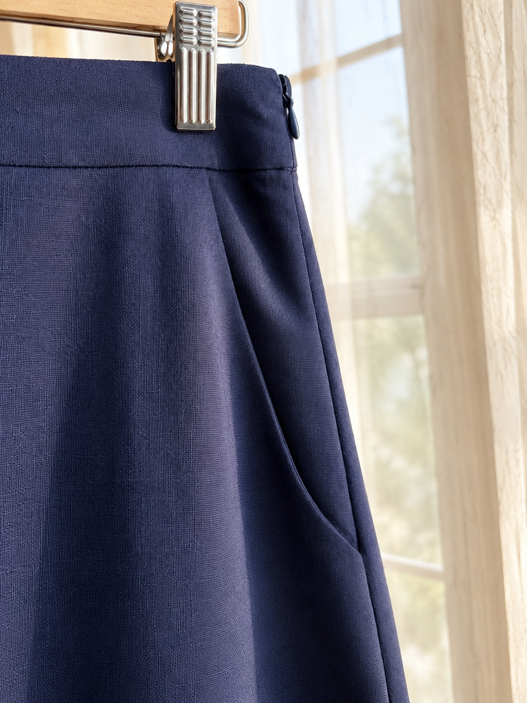 The Deep Blue Skirt